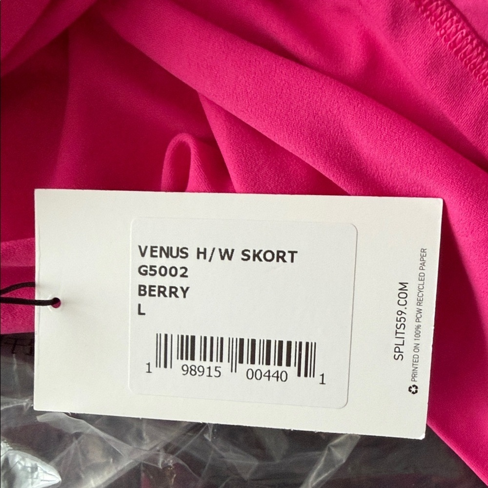 Splits59 Venus high rise Hot Pink Athletic Skirt - Picture 2 of 7